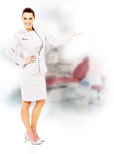 Recepção e consultório da Tonon Odontologia na Penha de França, São Paulo